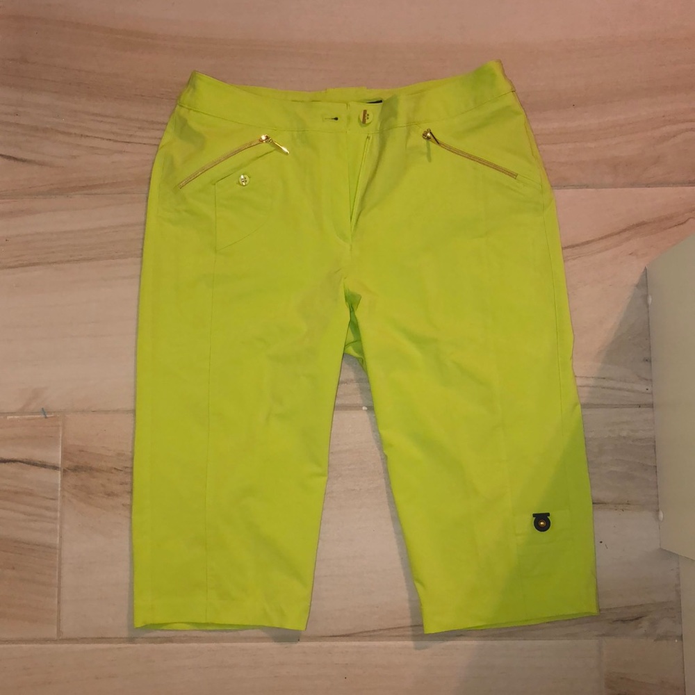 Stretchy, Lime Green, Jamie Sadock shorts